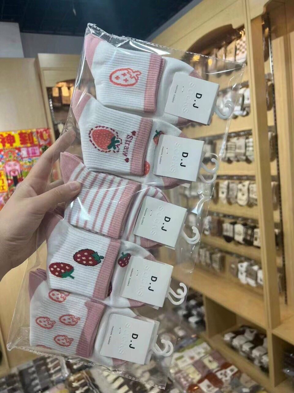 [HCM]Xả kho tết Combo 5 đôi tất Cổ cao kèm TAG