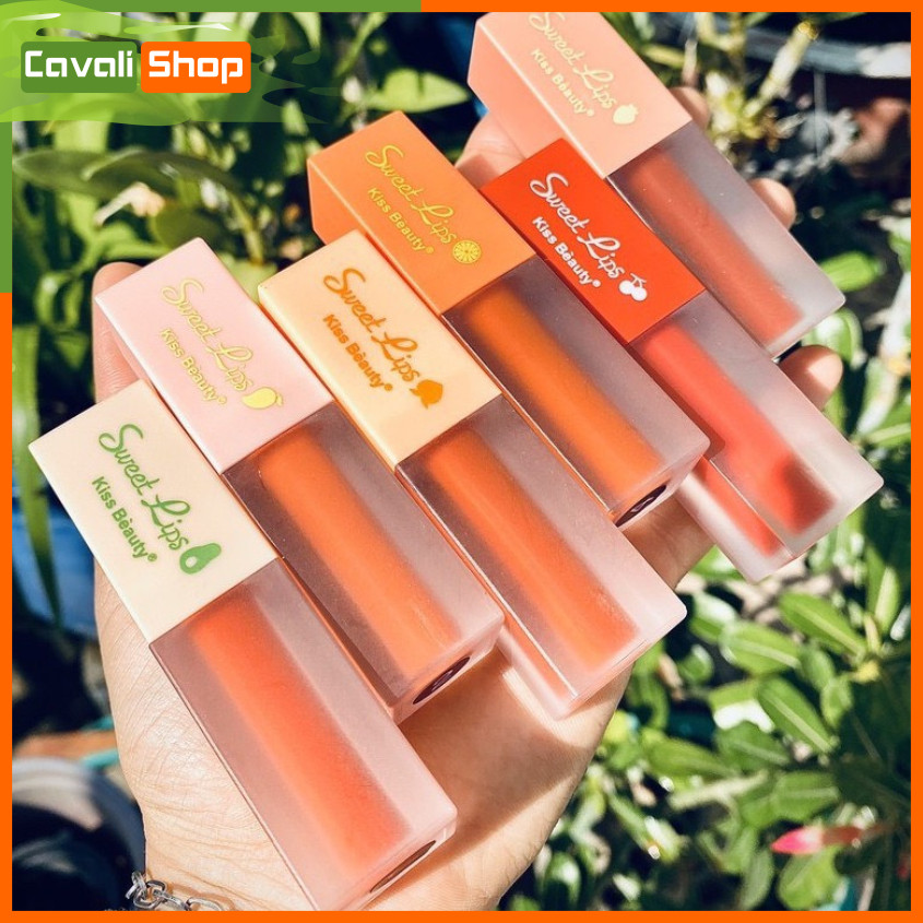 [XẢ HÀNG] Son tint trái cây Thái Lan – Cavali – Son tint màu chuẩn lì không trôi