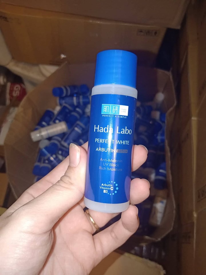Bộ Đôi Dưỡng Trắng Mini Hada labo perfect white (dd 40ml+srm 20G)