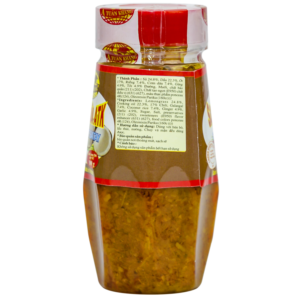 Sate Cơm Dừa Vị Cay Thơm Béo - Gia Vị Trộn Mì, Hủ Tiếu, Phở, Cơm, Ướp Thịt, Dùng Được Cho Người Ăn Chay | A TUẤN KHANG