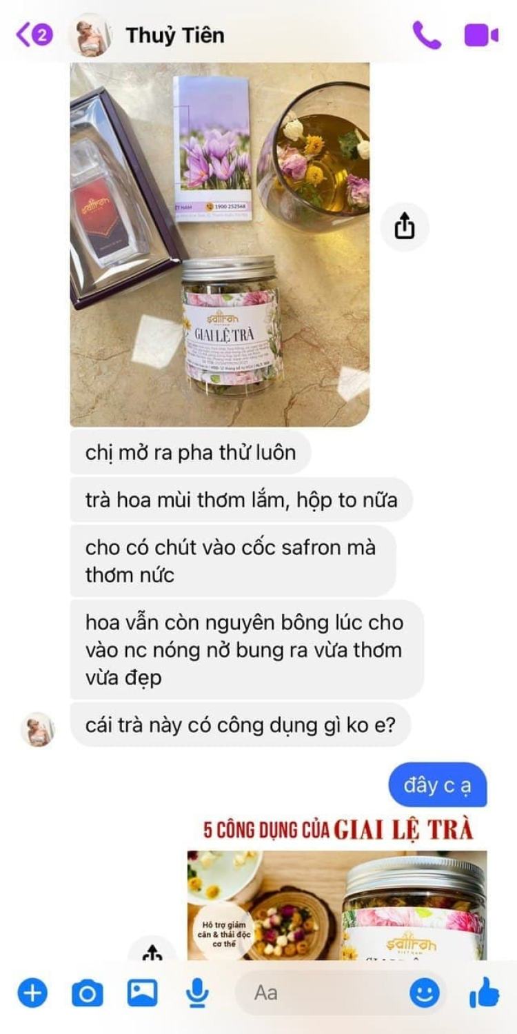 Giai Lệ Trà 16Gram – Trà hoa thảo mộc