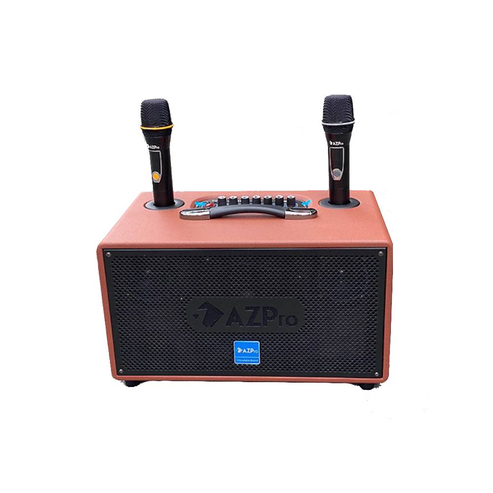 Loa kéo karaoke giá rẻ, loa kéo bluetooth, loa karaoke gia đình - Loa kéo di động AZPro AZ-336. Tặng kèm 2 micro không dây, Chống hú cực tốt, Công suất lên đến 200W - Bảo Hành Uy Tín