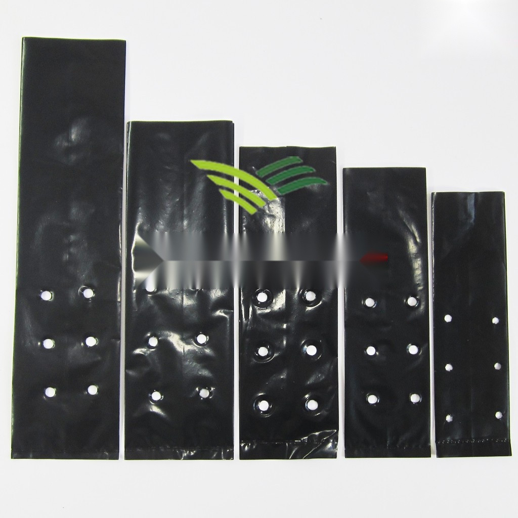 1kg bag nursery tree, brand Nguyen tan, black PE plastic, square bottom, gourd ươm seedlings good quality, flexible, tough, not broken bottom gourd ươm when on earth strong-arm.