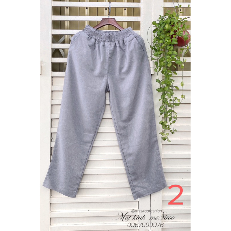 QUẦN BAGGY TRƠN 9 TẤC (45-76kg)