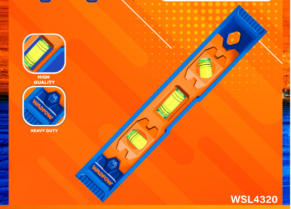 WSL4320 Thước thủy mini 225mm có nam châm WADFOW