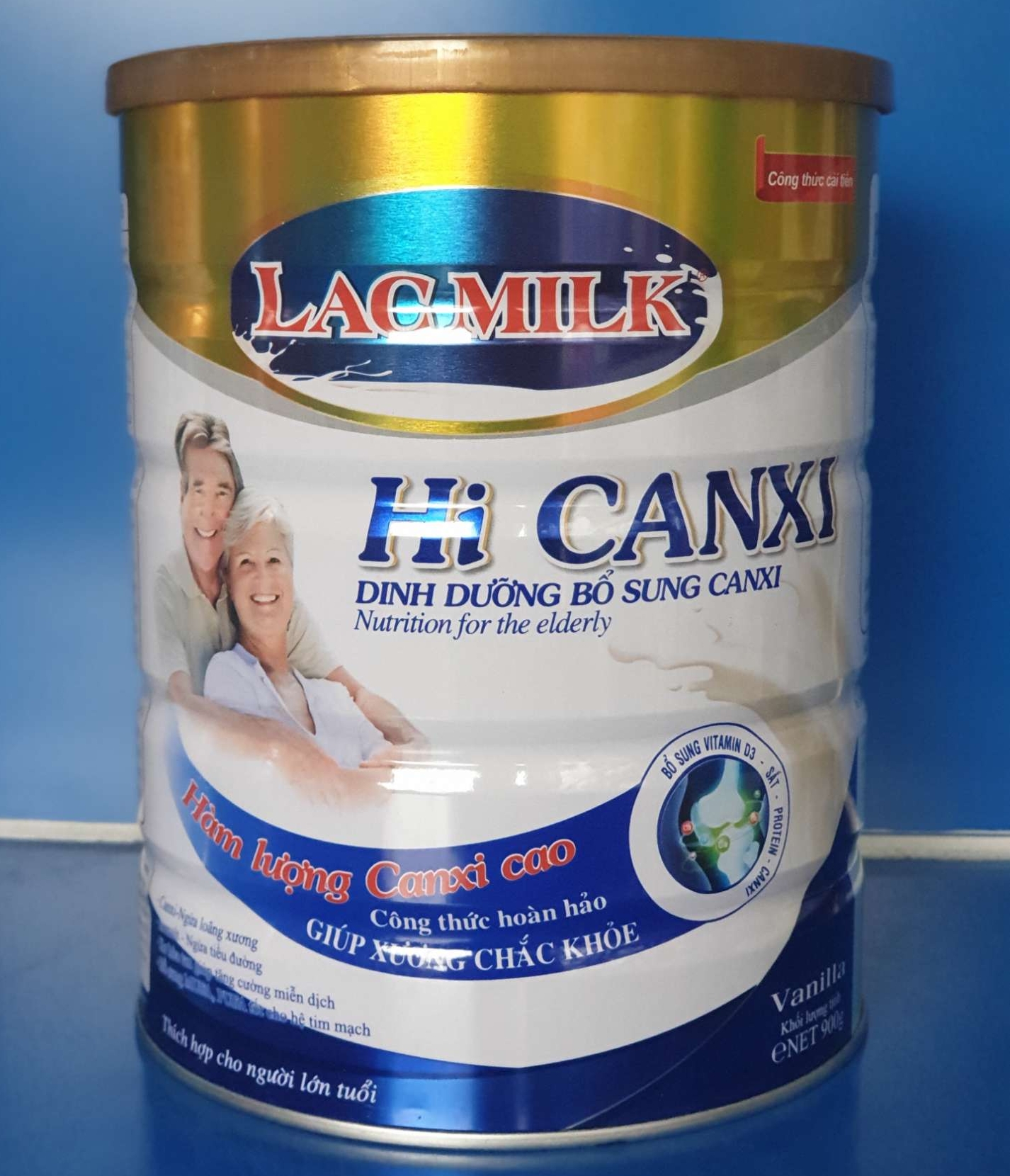 Sữa bột LacMilk Hi Canxi -Bổ sung can xi, phòng ngừa tiểu đường (900g)