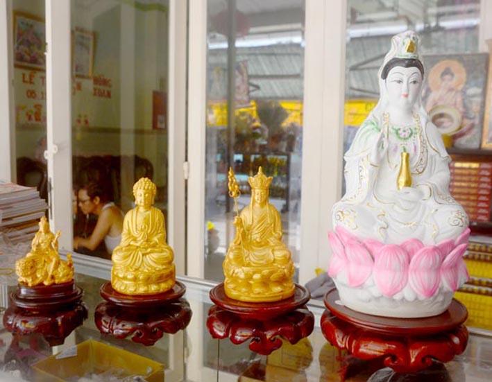 [HCM]Đôn Gỗ-Đế Gỗ tròn đặt tượng thờ-Nhiều cỡ