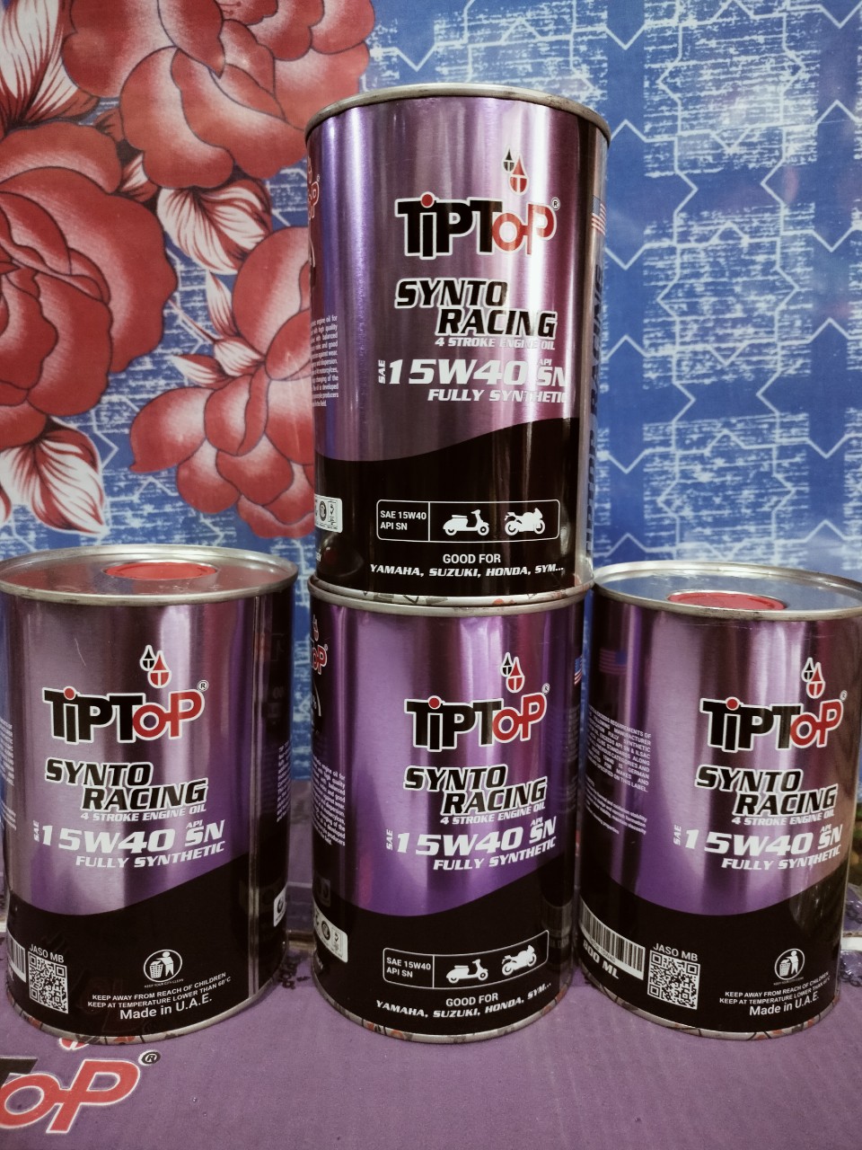 Dầu nhớt TIPTOP SAE 15W40 API SN FULLY SYNTHETIC