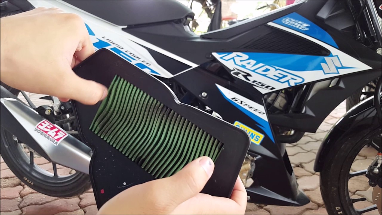 Lọc gió zin Satria - Raider Fi nhập suzuki indo