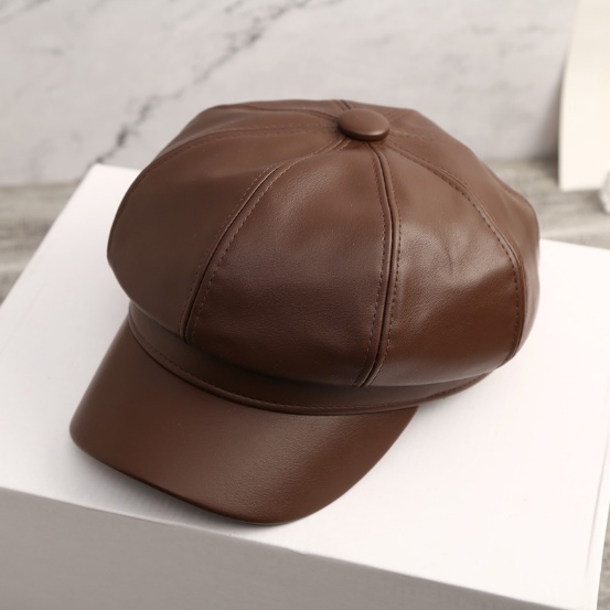 Mũ nồi ulzzang hàn quốc Baret chất liệu da PU