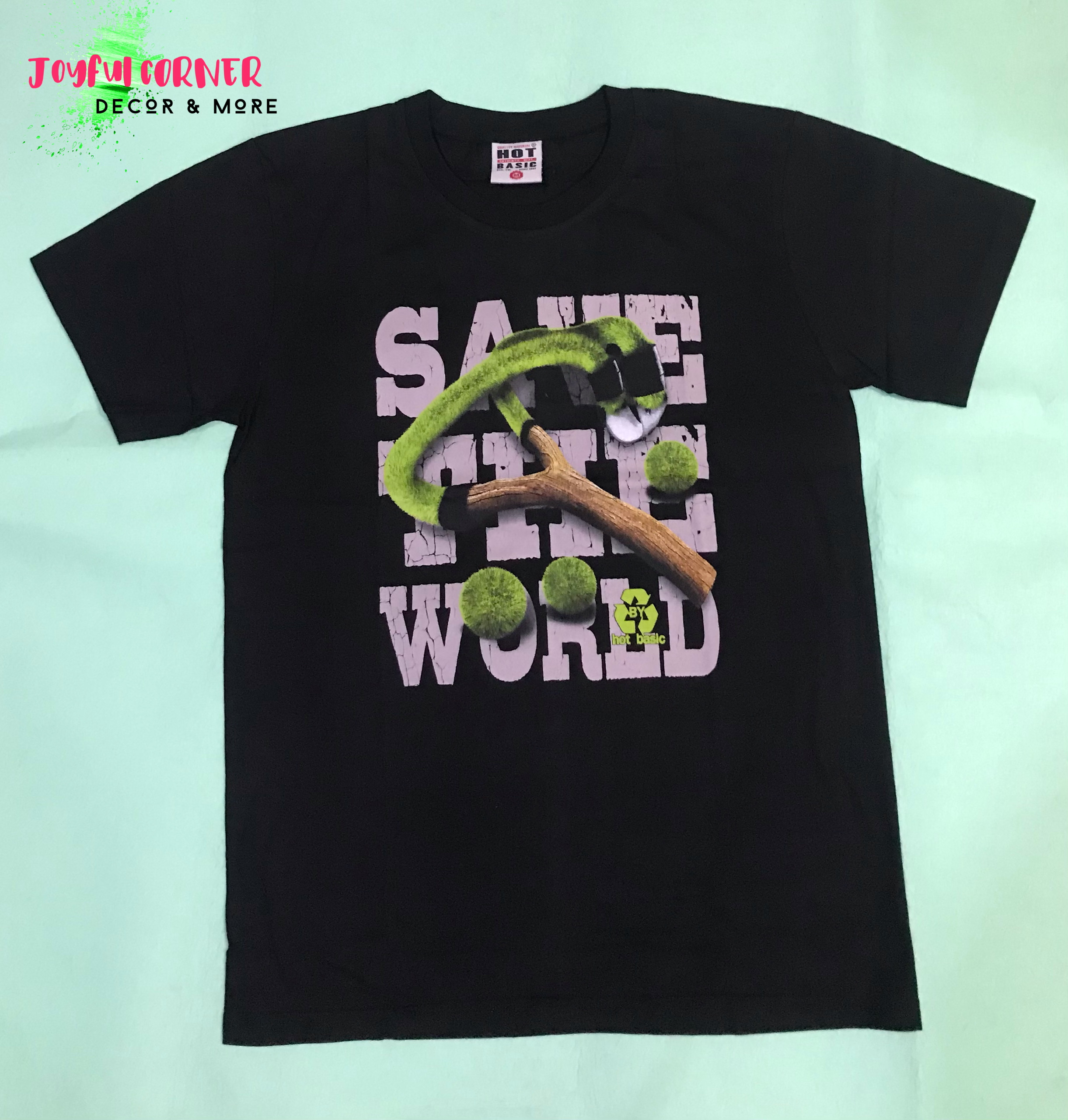 [HCM]Áo Thun HOT BASIC Thái Lan Chủ Đề Save The World