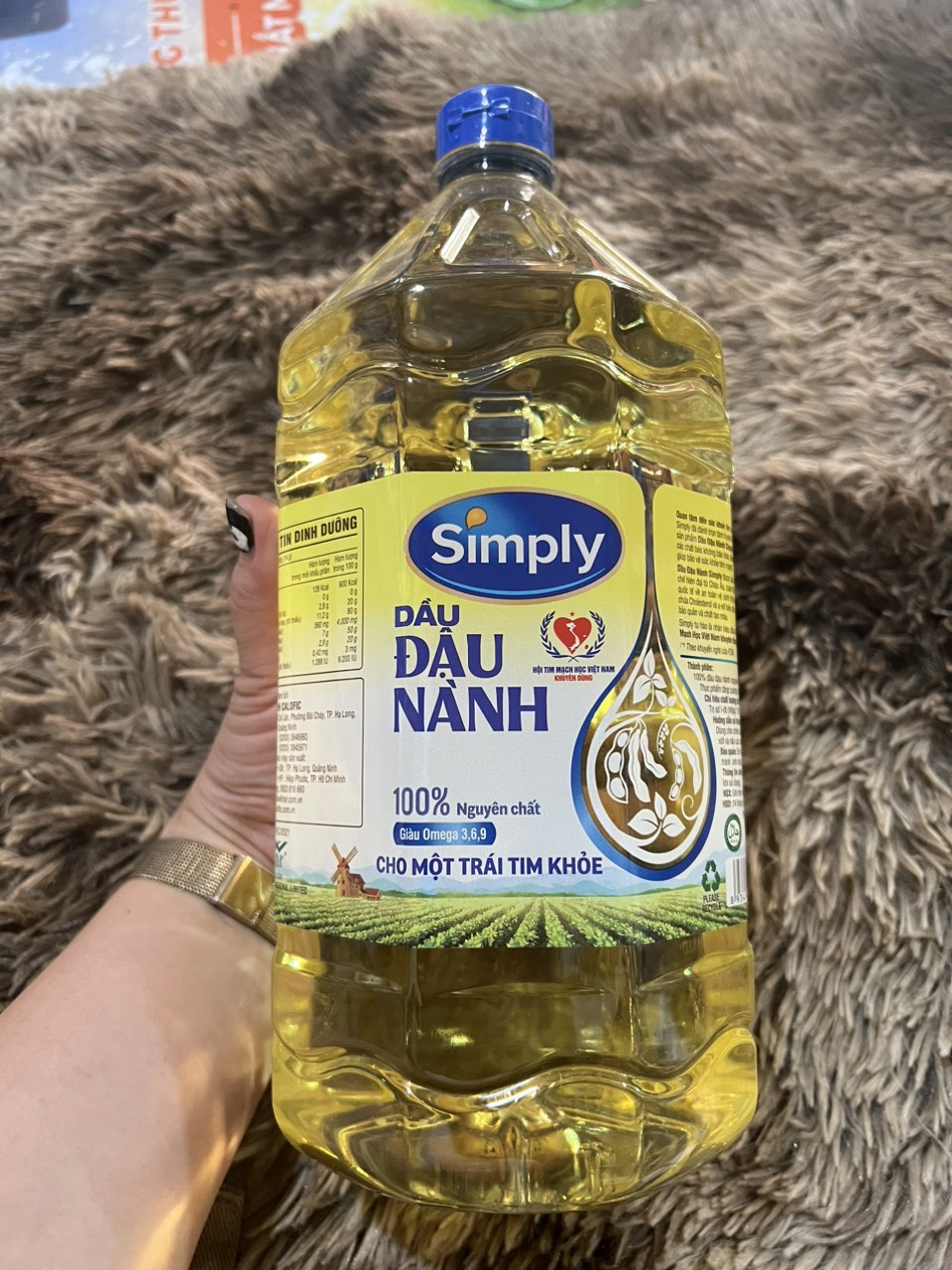 dầu đậu nành Simply 2 lít