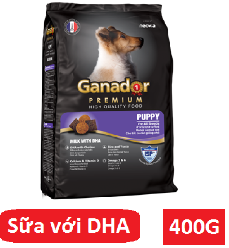 Thức Ăn Cho Chó Con Sữa Và DHA Ganador Puppy