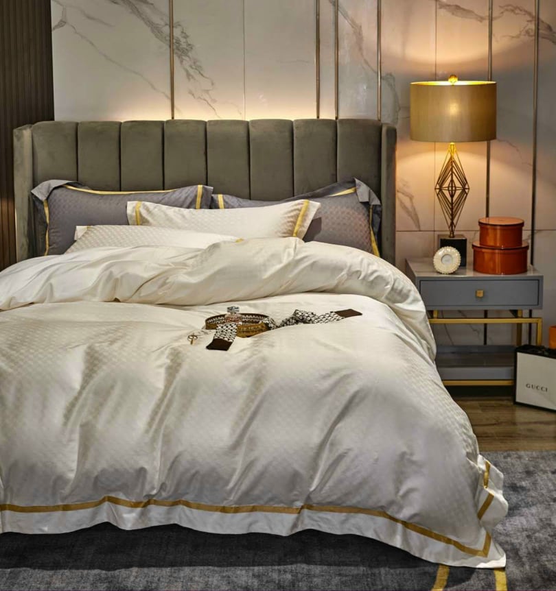 Bộ chăn ga gối lụa tencel 3D 100s