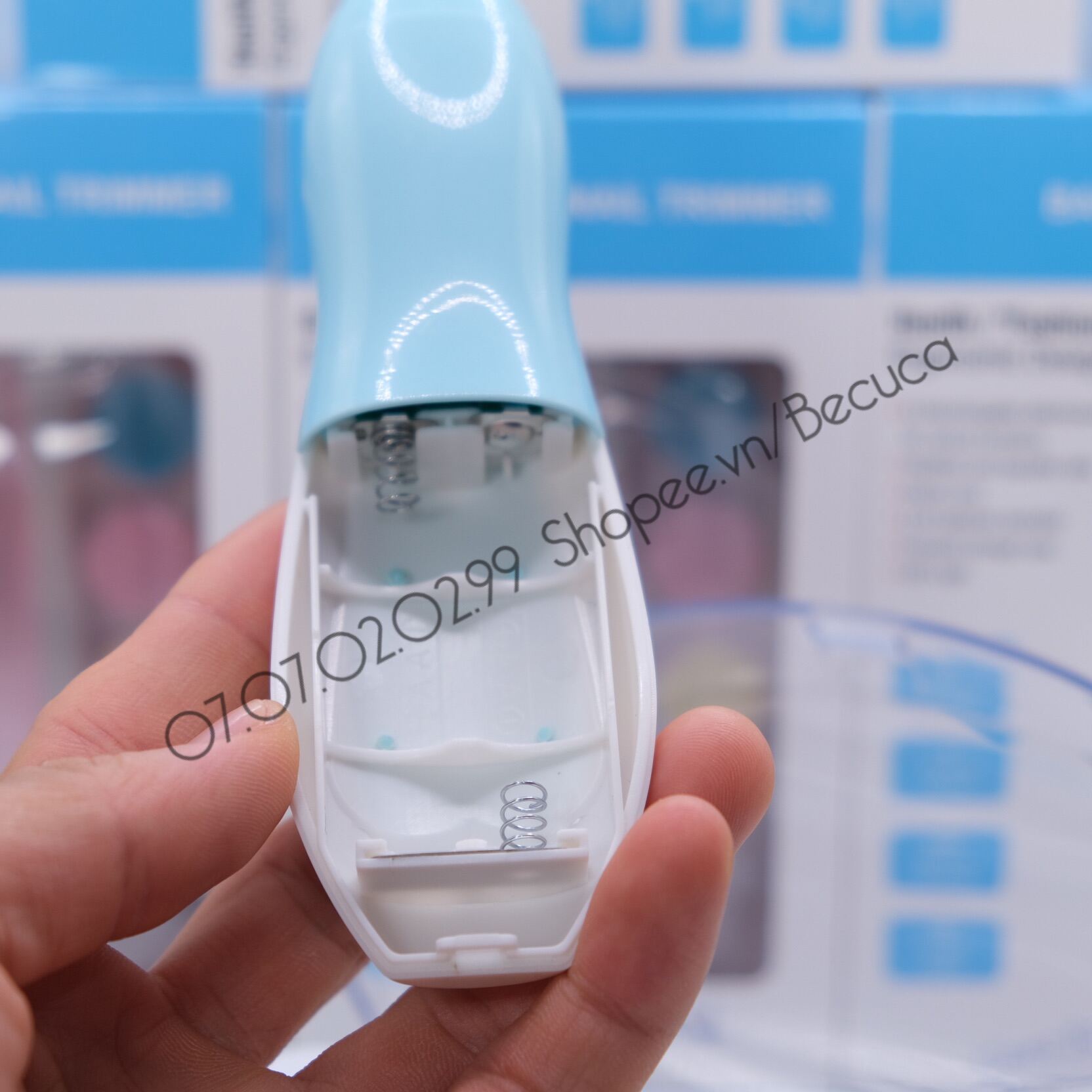 [Tặng kèm pin AA] Máy cắt móng tay / máy mài móng tay điện đa năng cho bé