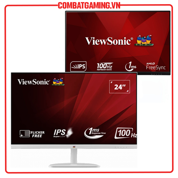 Màn hình viewsonic va2432-h-w/ va2432-h 24"/ ips/ 100hz/ 1ms/ white