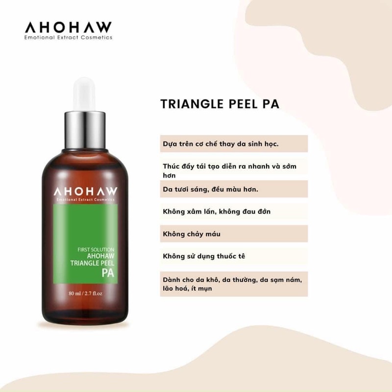 Tinh chất peel da Ahohaw Triangel Peel PA