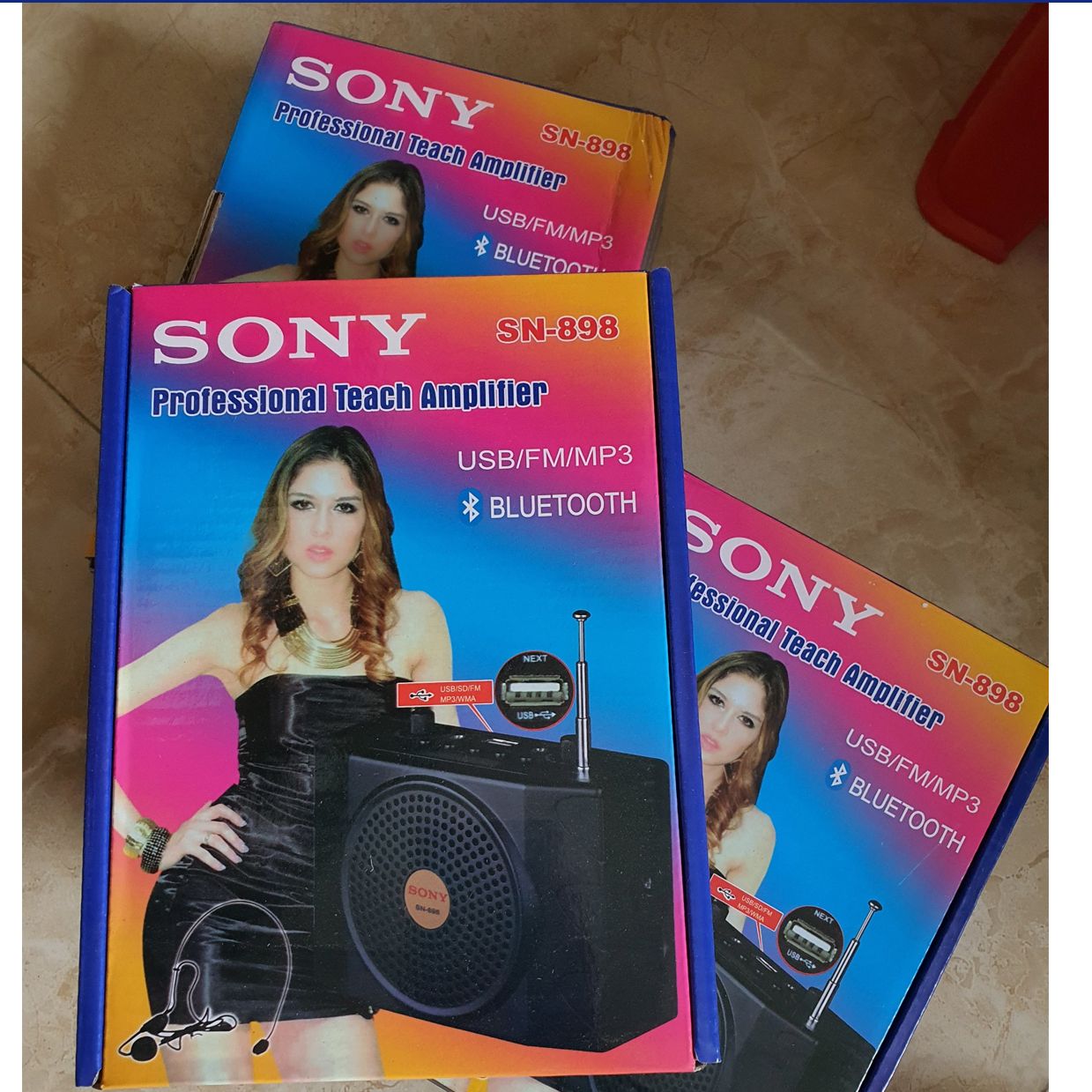 Máy trợ giảng Sony SN898 kèm mic có Bluetooth