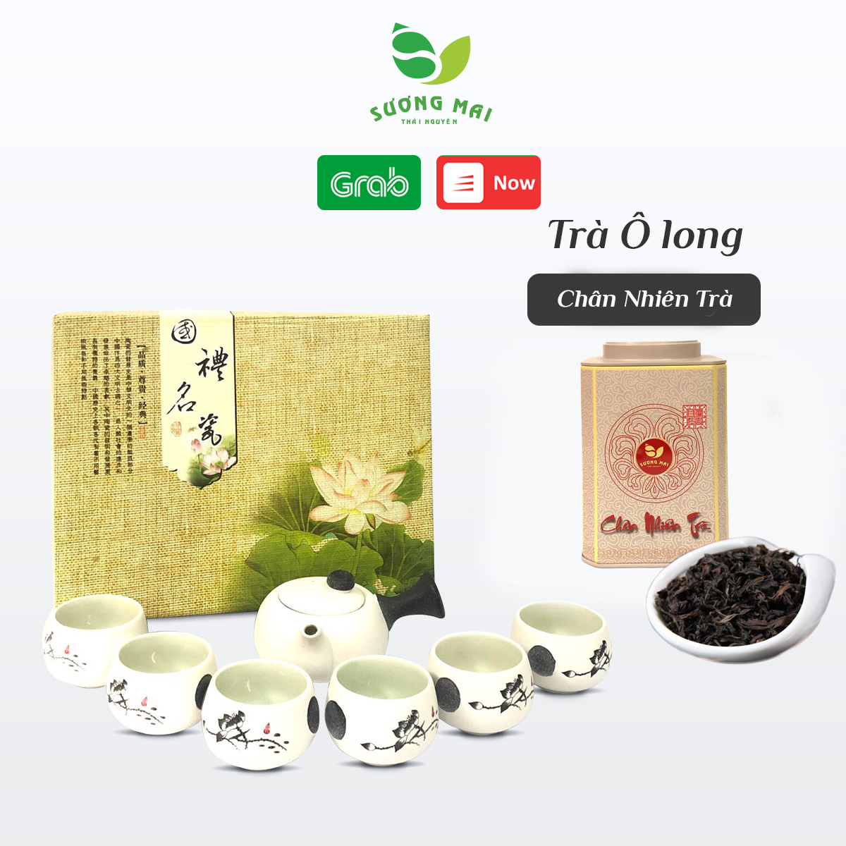 Bộ Ấm Chén Uống Trà Sứ Định Châu Hoa Sen Hàng - Bộ Ấm Trà 7 Món Độ 1 Đổi 1 Trong 30 Ngày SM00000