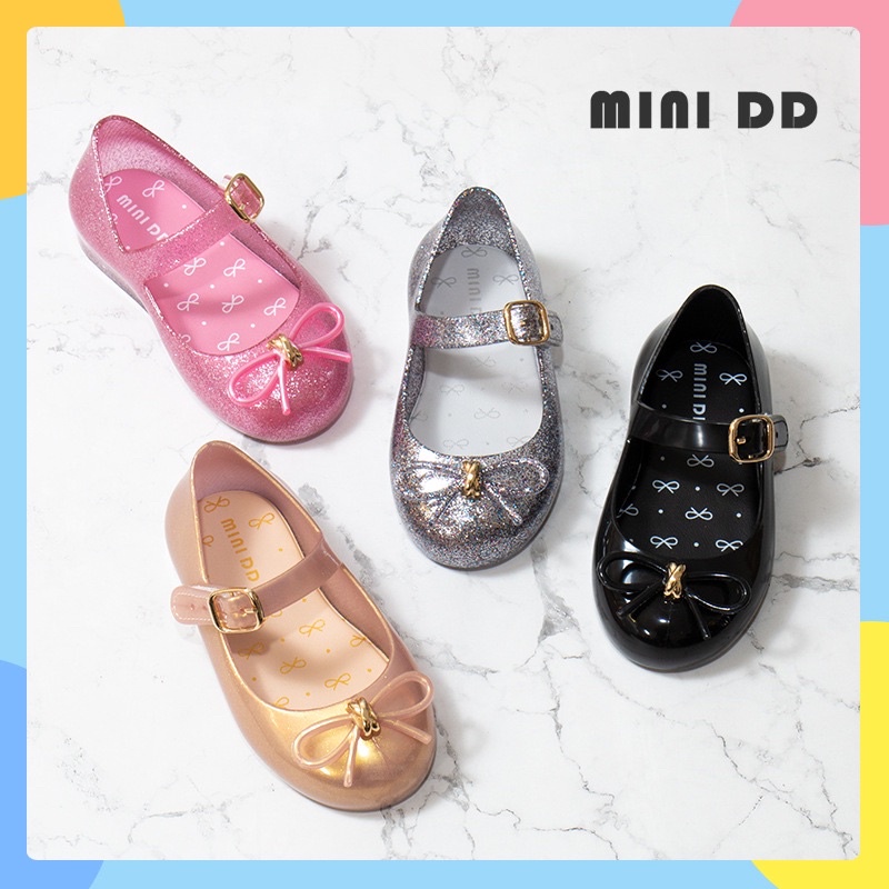 {MẪU MỚI 2022} GIÀY MINI DD Nhựa Thơm Siêu Xinh Cho Bé Gái