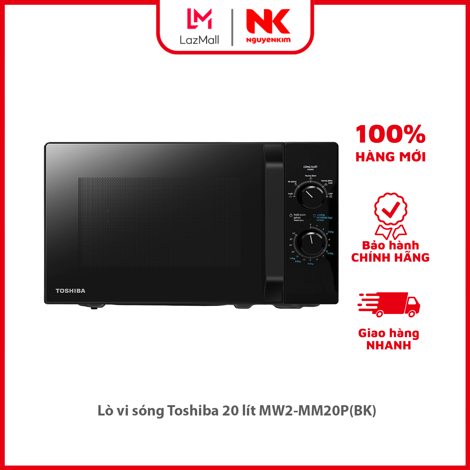 Lò vi sóng toshiba 20 lít mw2-mm20p
