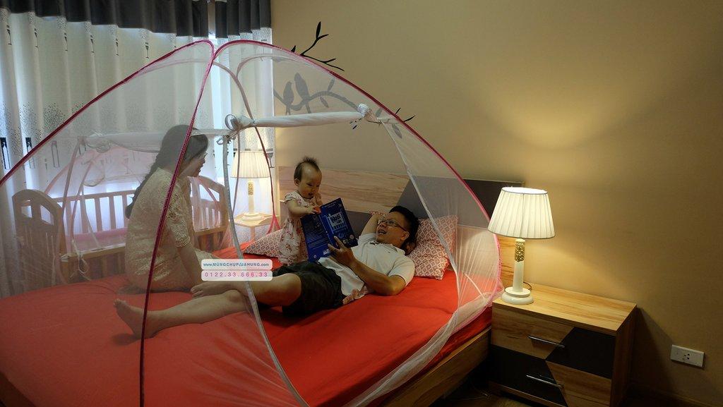 Mùng Chụp Tự Bung 2M X 2M2 Hàng Việt Nam