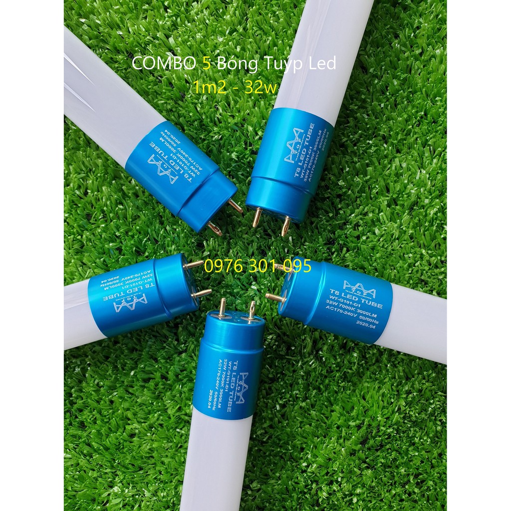 Combo 5 Bóng Tuýp Led 1M2 - 32W [Siêu Rẻ]