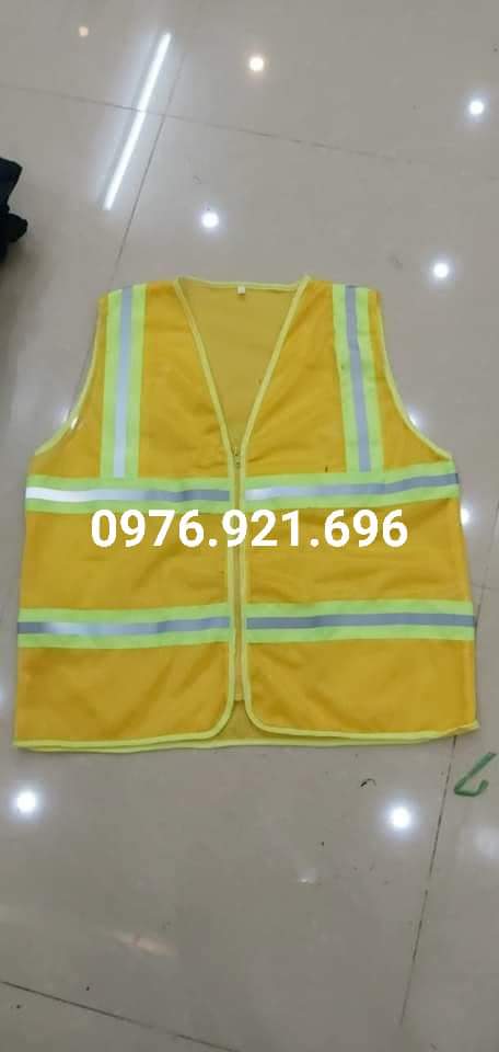 Áo lưới phản quang 3M màu vàng