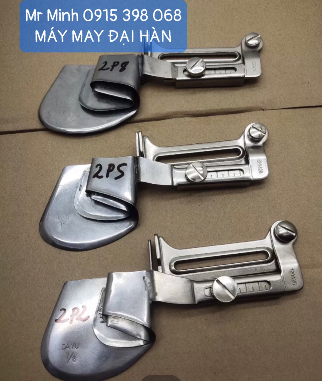 cữ may nẹp áo sơ mi cỡ