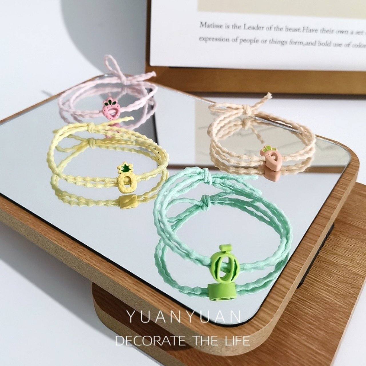 Chun cột tóc , thun cột tóc phong cách cute giao ngẫu nhiên mãu 01 thun