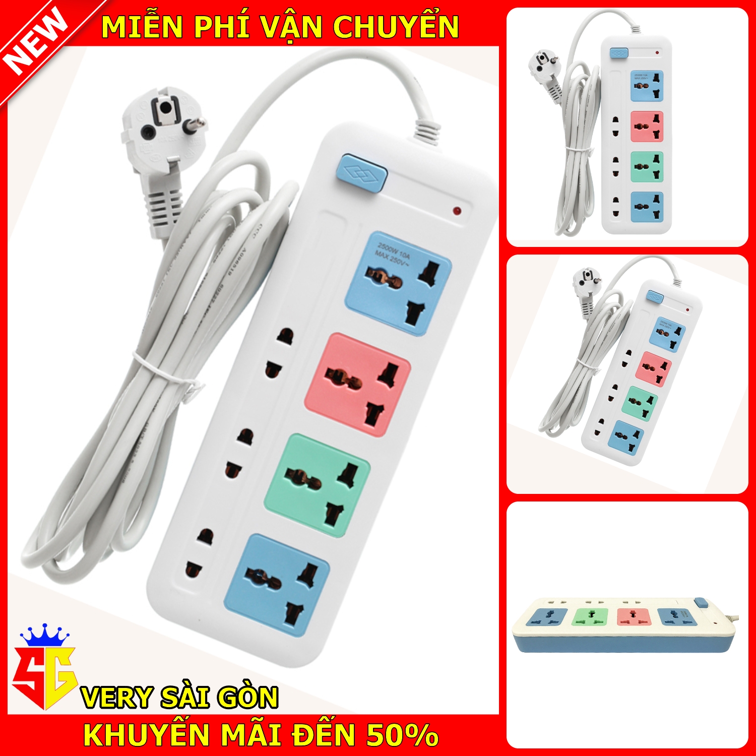 Ổ CẮM ĐIỆN 3M COMET CES4433 CHÍNH HÃNG