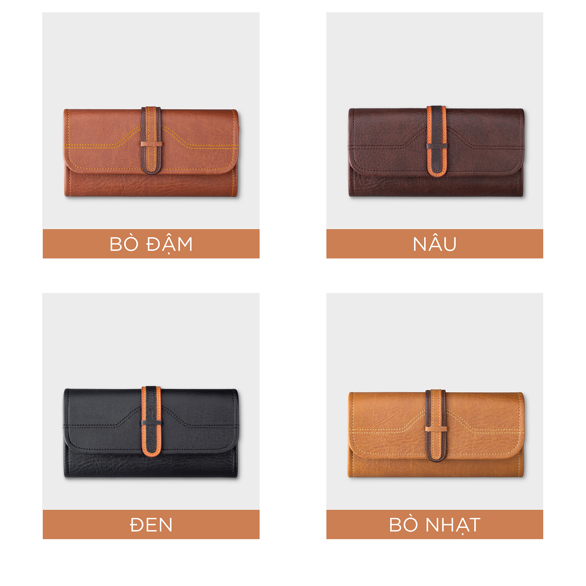 Ví cầm tay unisex thời trang LATA VN48