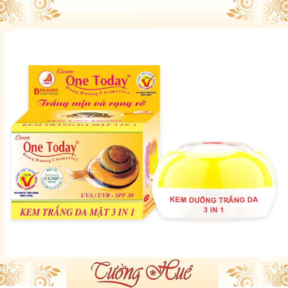 Kem One Today Đăng Dương Trắng Da Mặt 3 In 1 - 5g