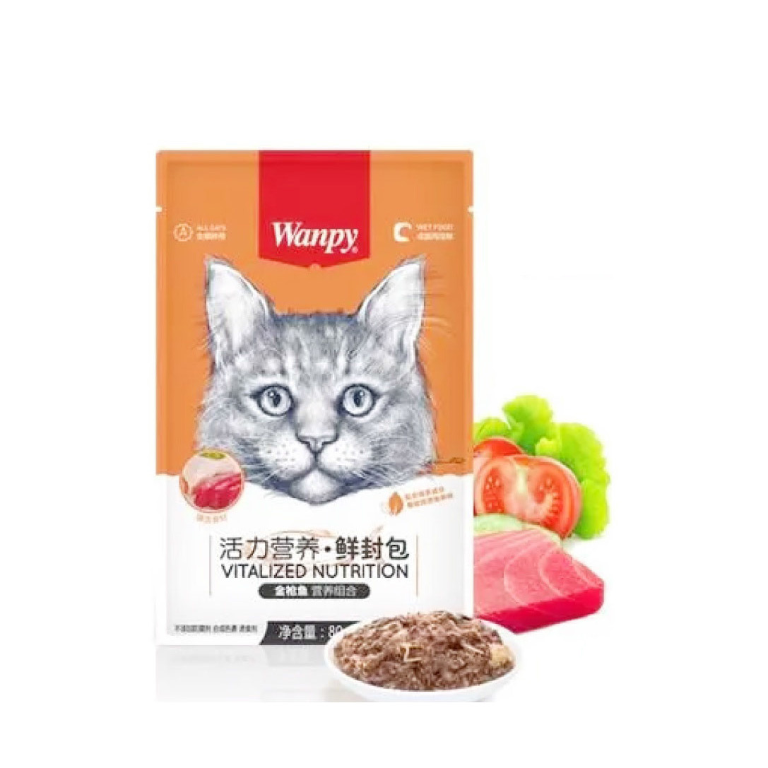 Pate Wanpy Pate cho mèo gói 80G