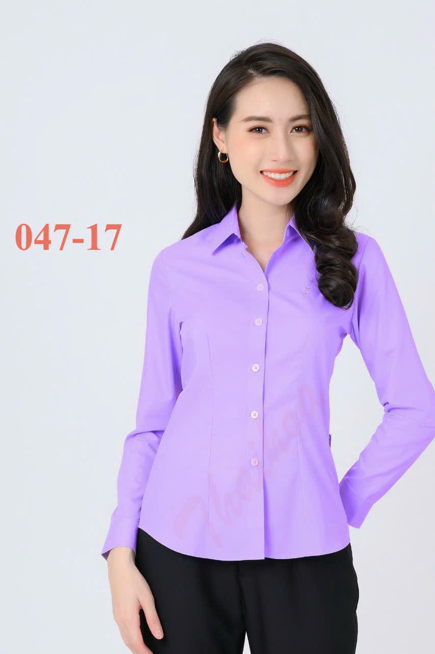 Thai Hoa Shirt, Soft and Cool Fabric, Plain 047