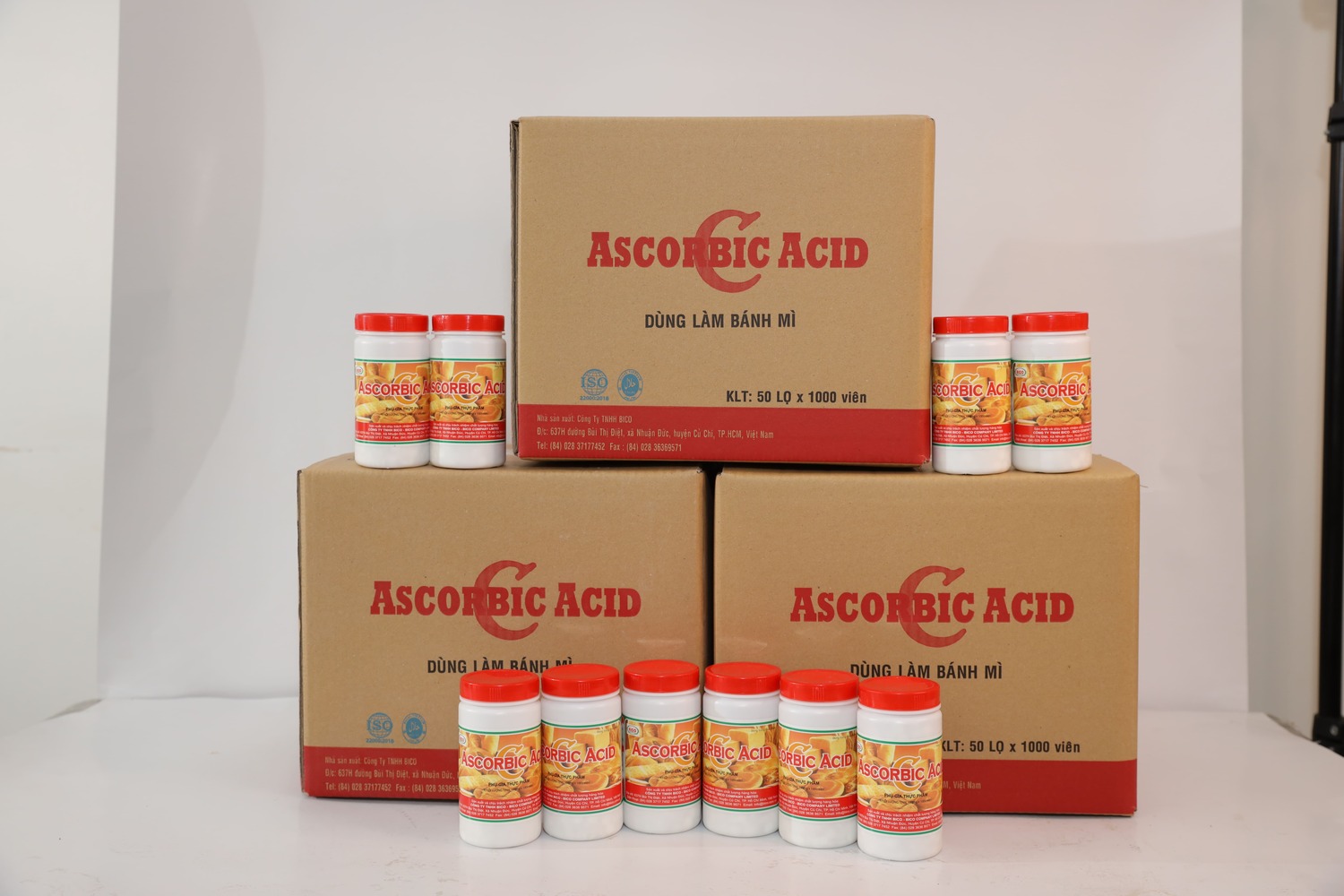 Vitamin C BICO (Phụ gia thực phẩm) 150mg