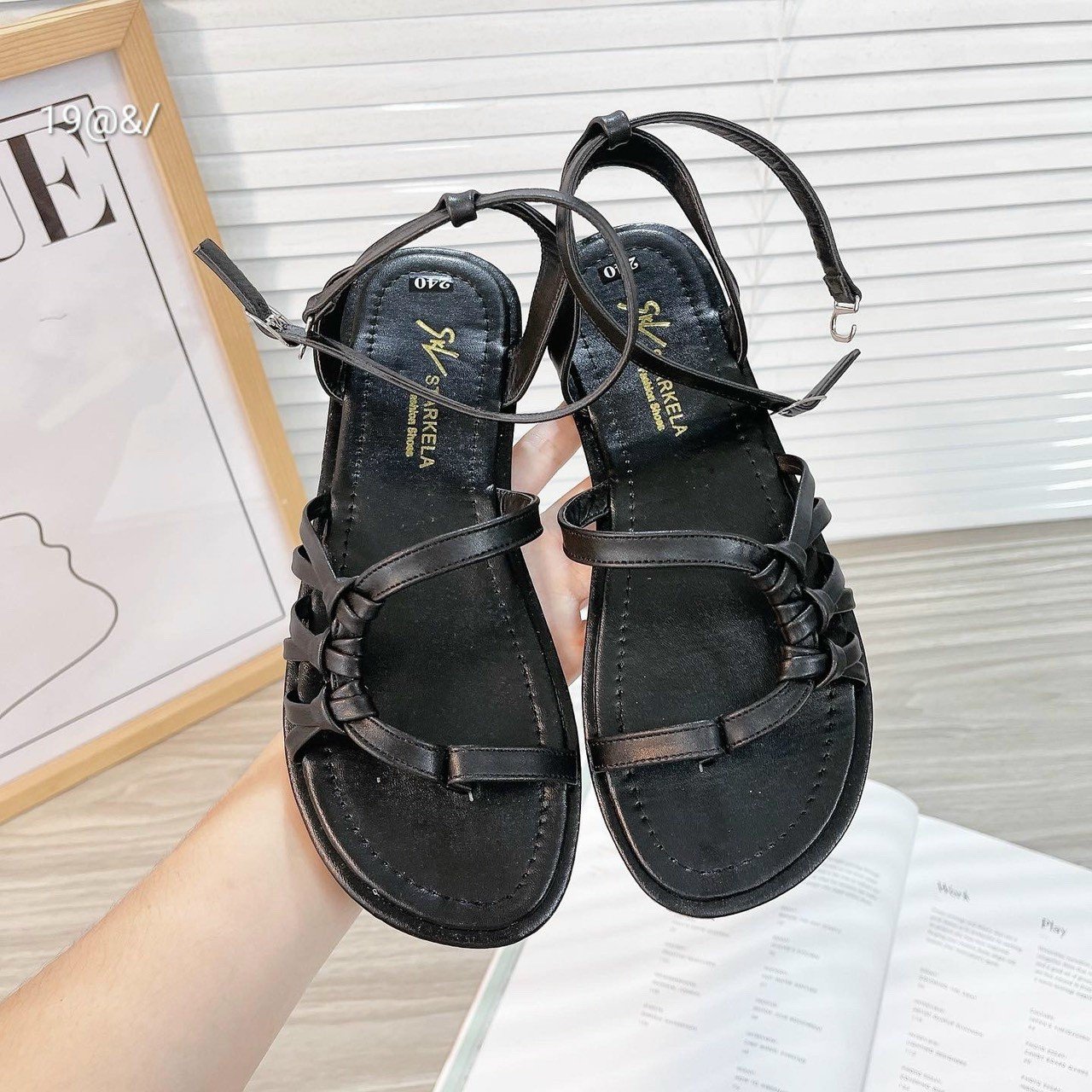 SANDAL NỮ ĐẾ THẤP 3-TU CÓ SIZE LỚN 35-42
