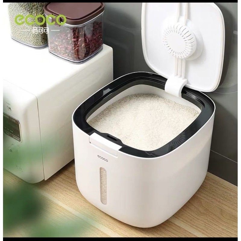 Thùng đựng gạo, đựng đồ khô 10kg thông minh ecoco 2005