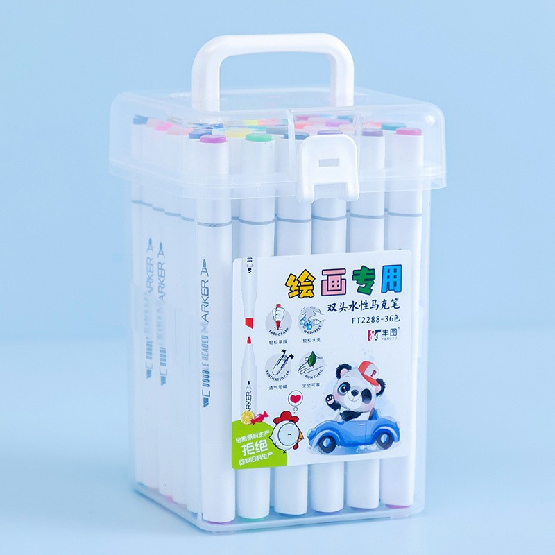 Bộ bút lông 12 màu hộp nhựa