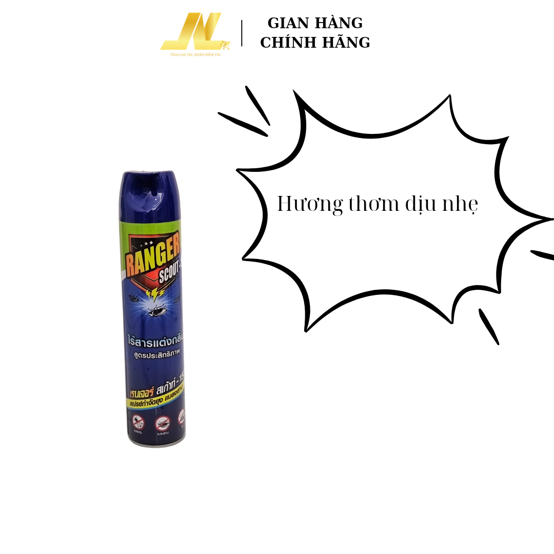 Bình Xịt Côn Trùng Ranger Scout - 15C 600ml - Thái Lan
