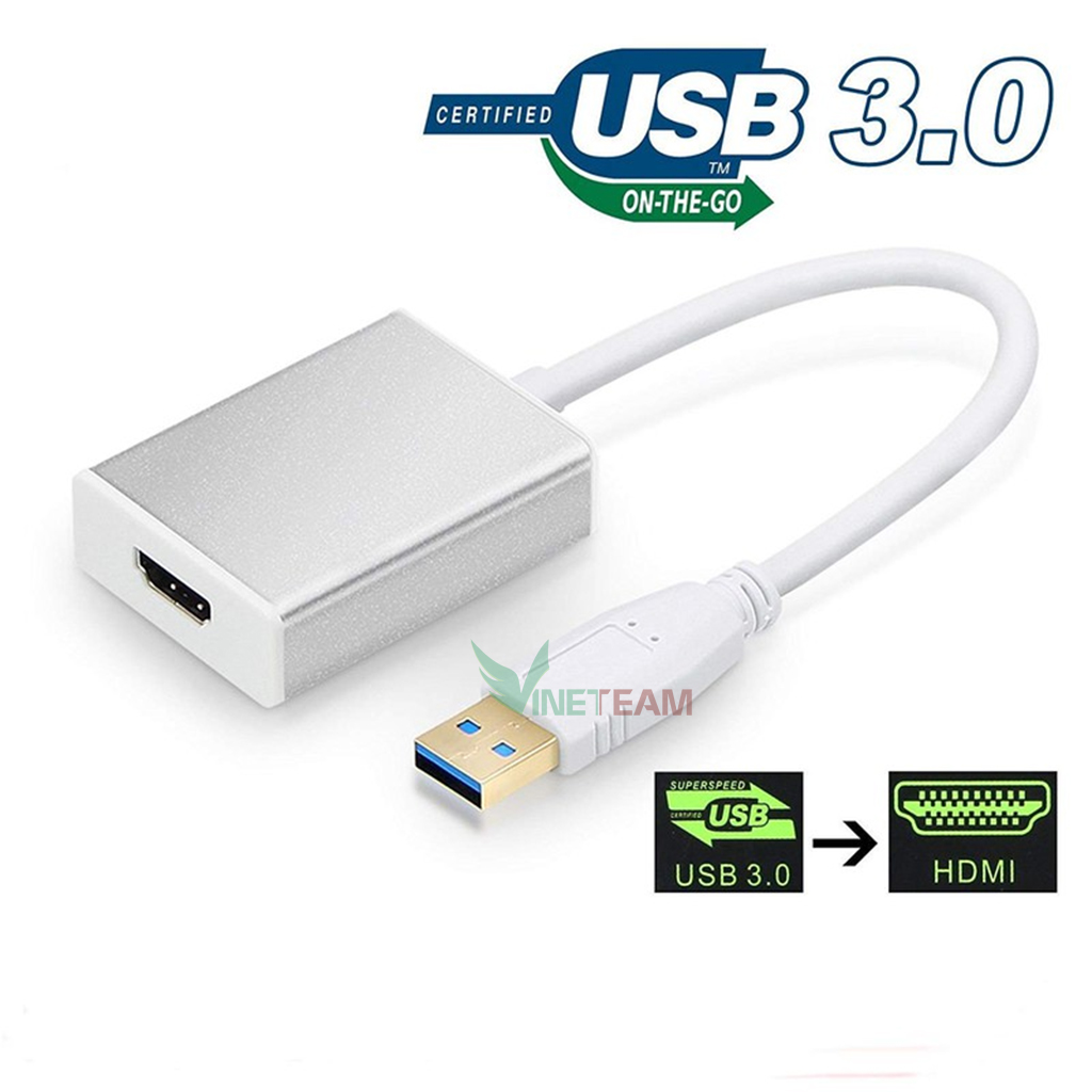 Cáp chuyển đổi USB 3.0 sang cổng HDMI cao cấp