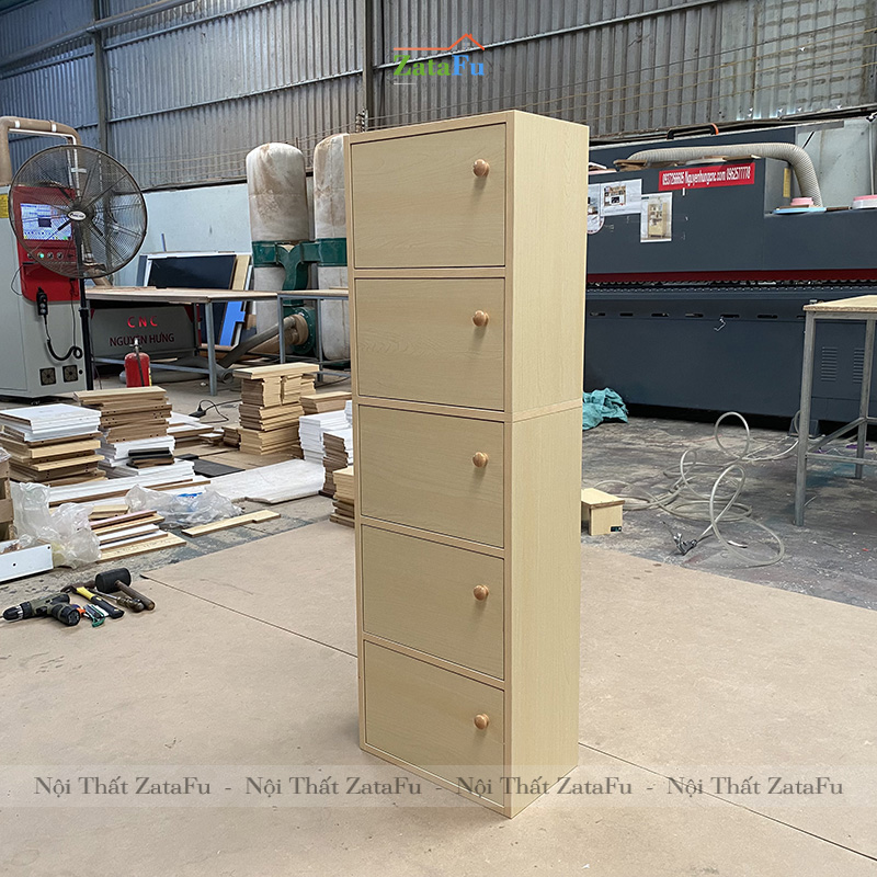 Tủ locker gỗ đựng hồ sơ đứng nhiều sàn đa năng ktt-20 zatafu