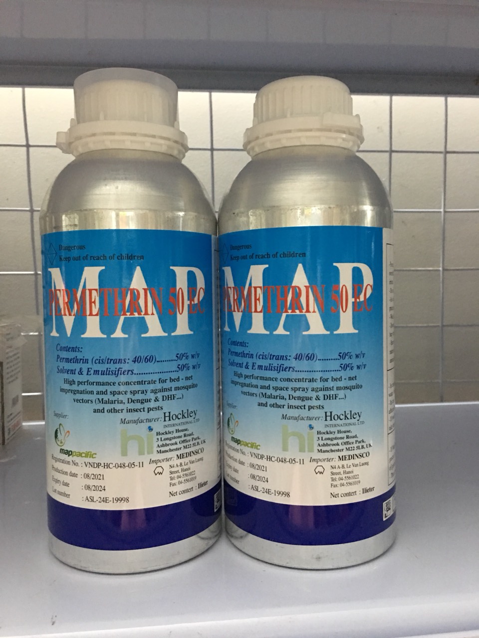 Thuốc diệt côn trùng (ruồi, muỗi, kiến, gián, ruồi vàng, rệp) MAP (1 lít/chai)