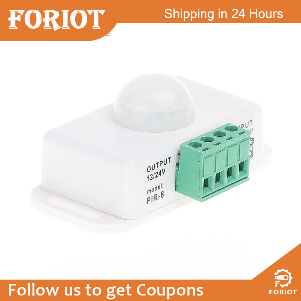 Foriot Đèn LED công tắc cảm biến hồng ngoại ánh sáng DC12V 24V 6A tự động điều chỉnh công tắc cảm biến dò hồng ngoại mô-đun công tắc đèn LED dải ánh sáng