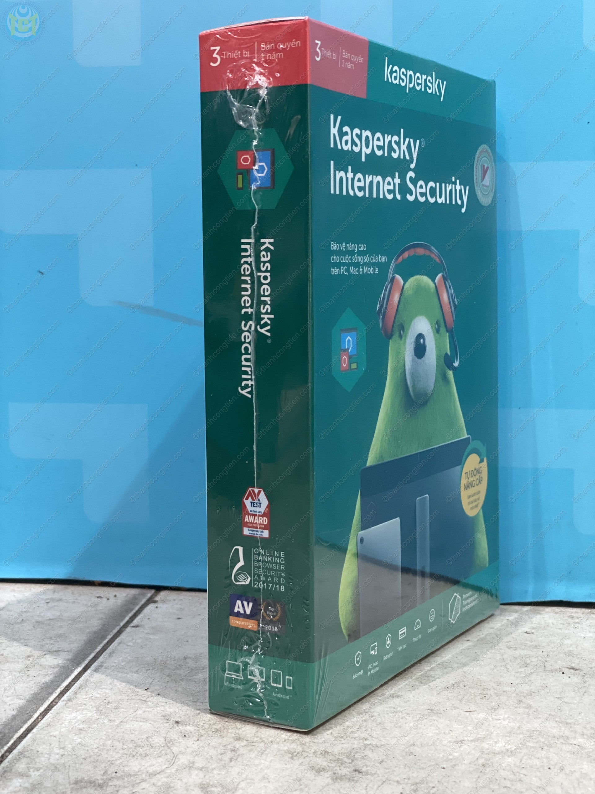 [HCM]Phần mềm Kaspersky Internet Security KIS3PC chính hãng 3 máy 1 năm