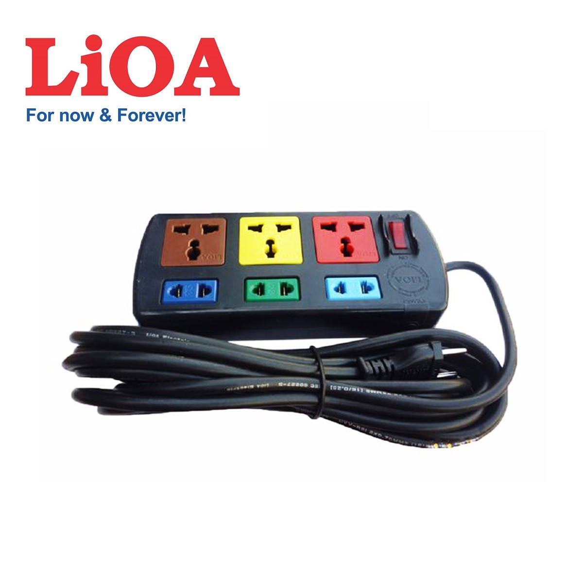 Ổ cắm điện Lioa chính hãng 6 ổ