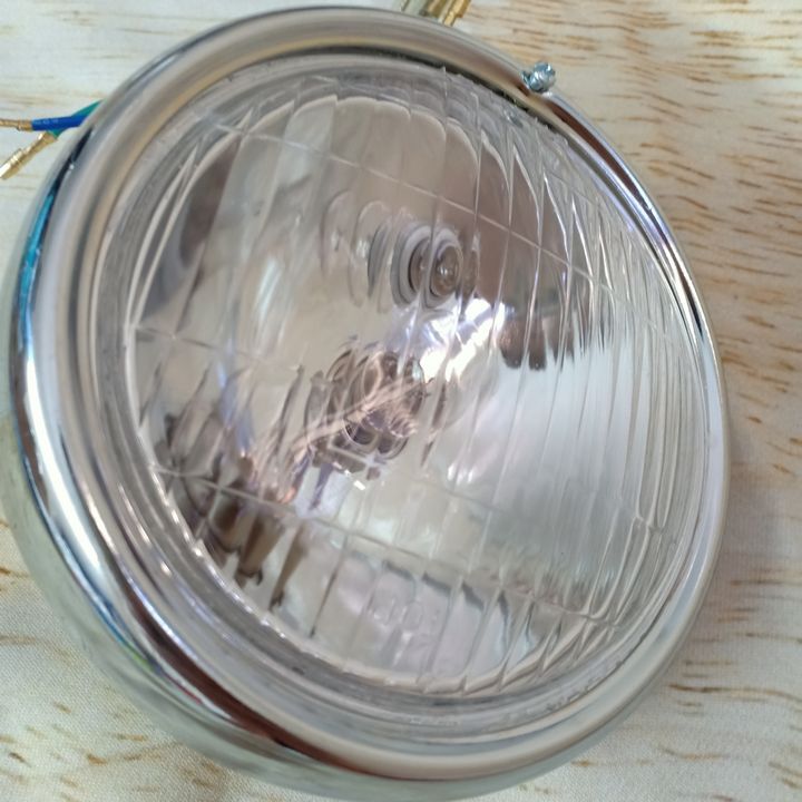 Cụm pha đèn xe máy CUB 81 ( đời cổ ) bóng đèn pha xe máy - CHỚP hậu xe máy 48 TIM