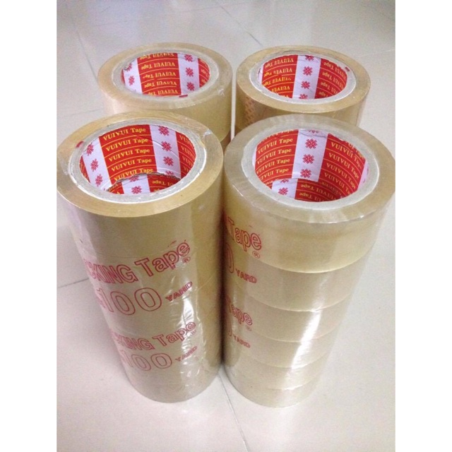 Băng Keo Trong/Đục - 1 Cuộn Lẻ
