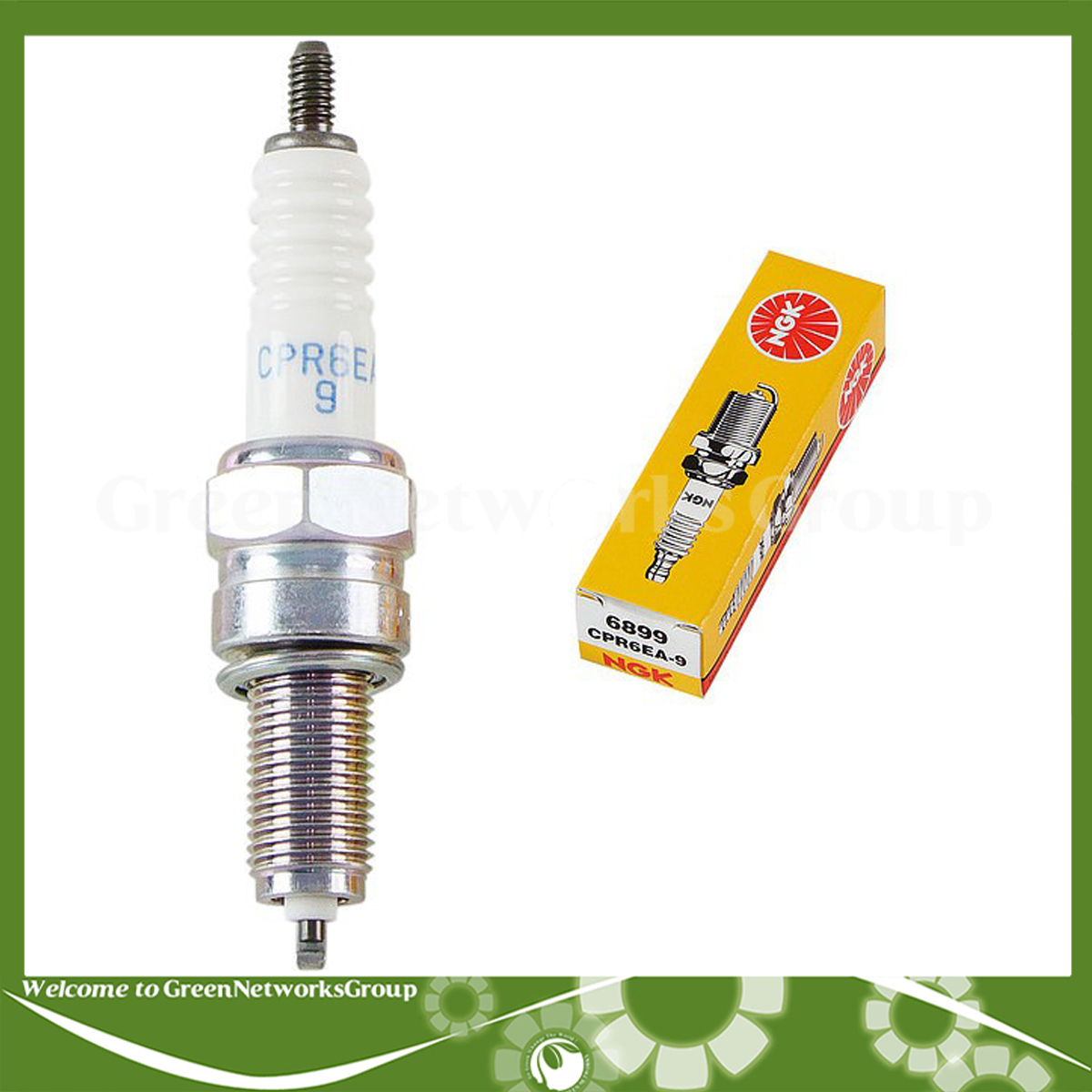 Bugi chân dài NGK CPR6EA-9 Wave 110 Future Blade RSX RSV Air Blade GreenNetworks ( 1 Cái )