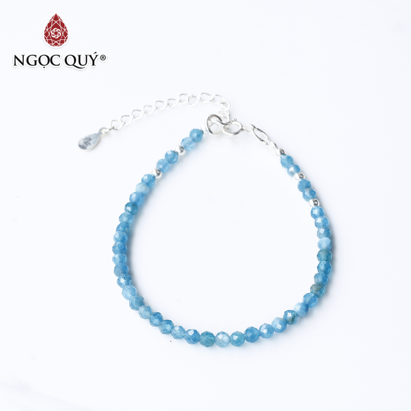 Vòng tay đá amazonite mệnh thủy mộc - Ngọc Quý Gemstones